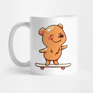 Bear on a skateboard Mug